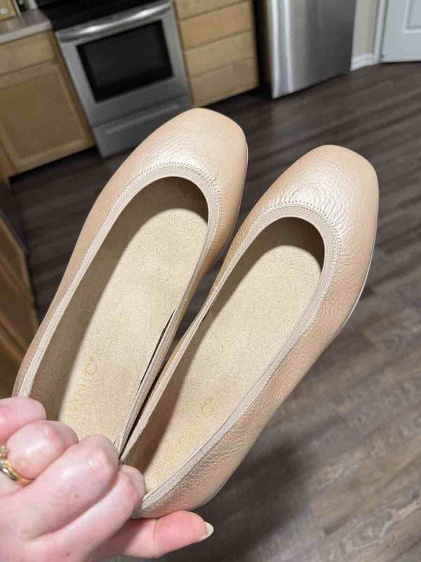 Customer photo for "Perfect for Wide Feet"