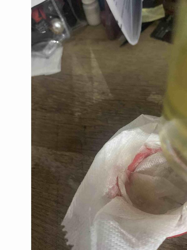 Customer photo for "Faulty packaging"