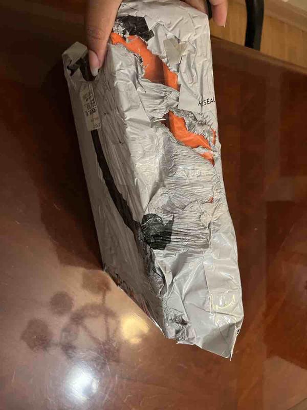Customer photo for "they need better shipping protocol"