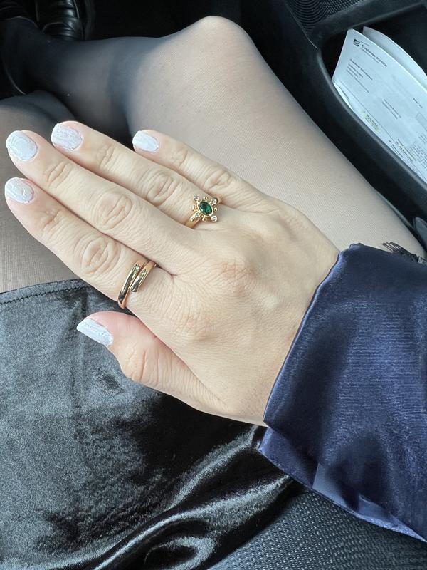 Customer photo for "Gold and emerald rings"