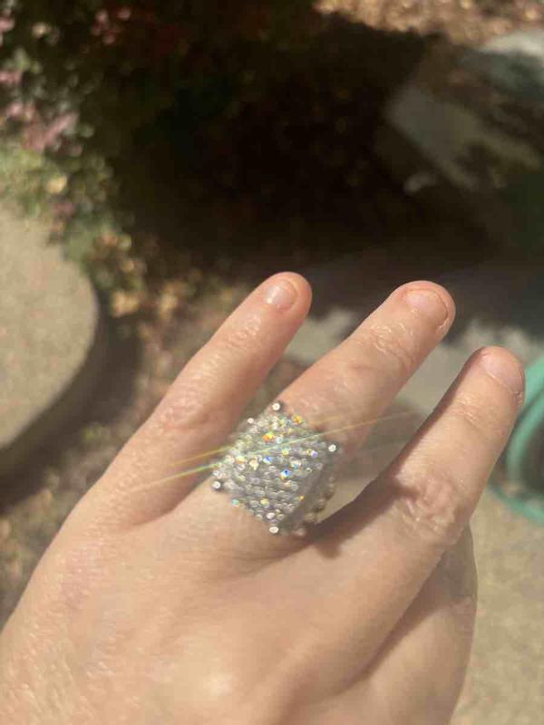 Customer photo for "Stunning and fun piece"