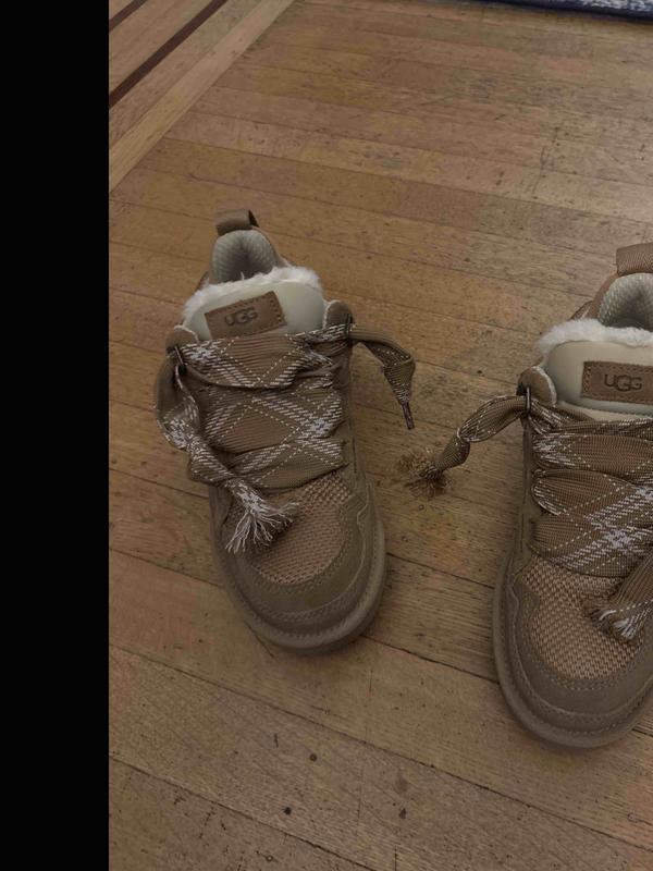 Customer photo for "super cute and comfy BUT check the laces"
