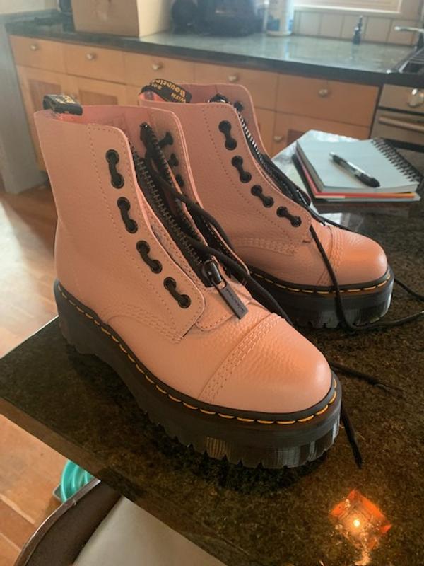 Super cool pink doc martins + comfy