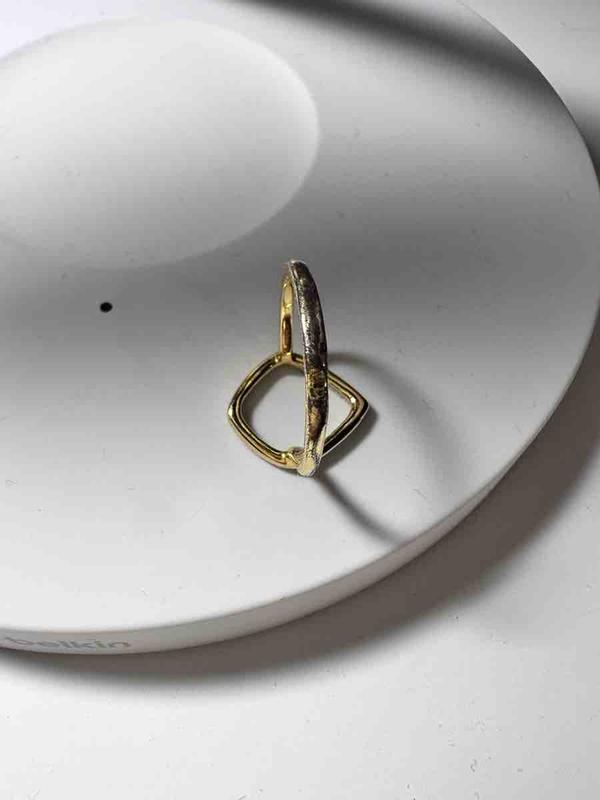 Customer photo for "looked beautiful at first but then tarnished badly"