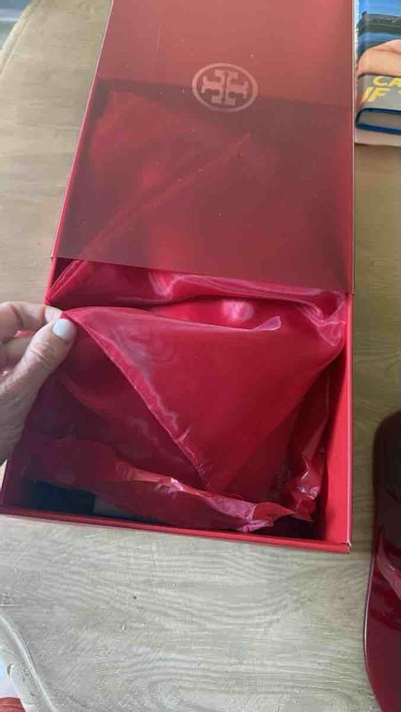 Customer photo for "bright red color and better fit!"