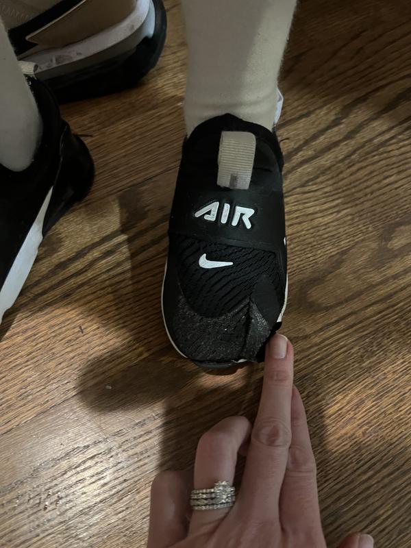 Customer photo for "Don’t buy these shoes"
