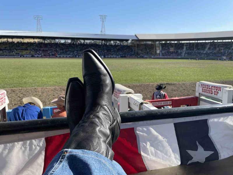 Customer photo for "Life is good with Tecovas"