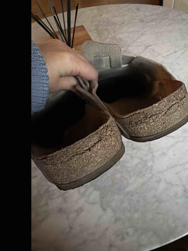 cork footbed cracked after 2 months