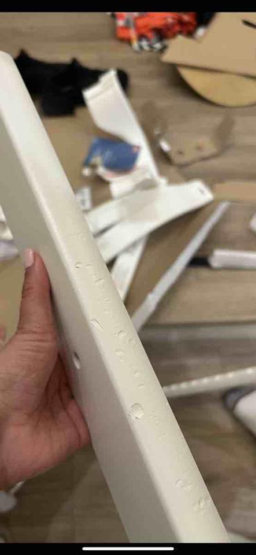 Customer photo for "came damaged"