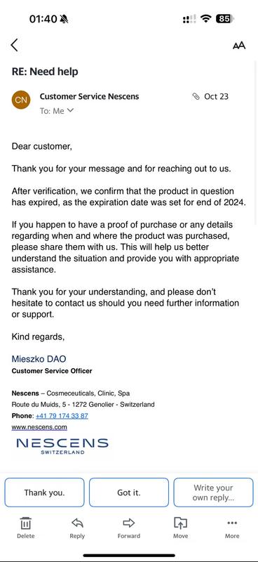 Customer photo for "Horrible experience"