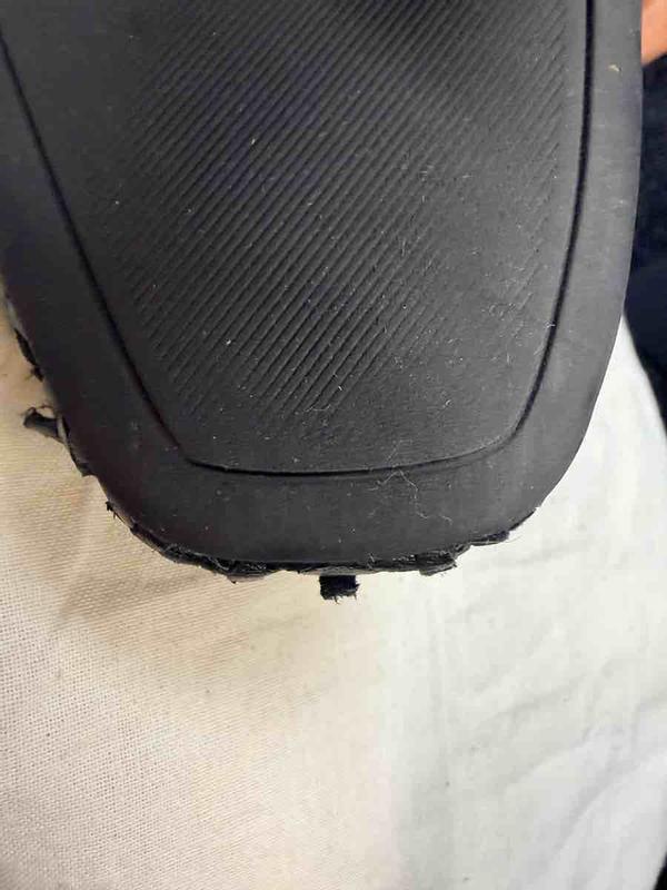 Customer photo for "after 5 uses they are falling apart"