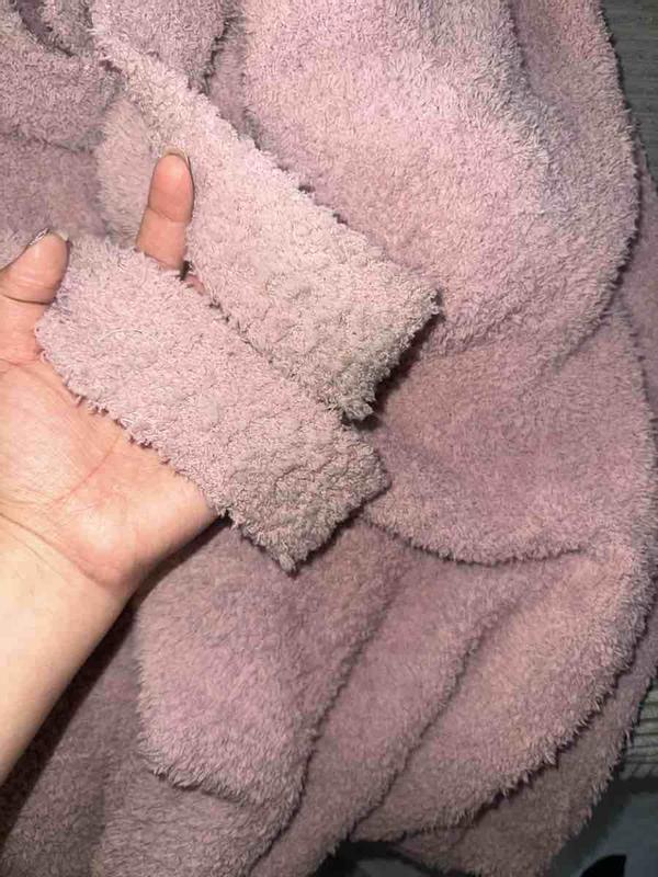 Customer photo for "received a dirty robe"