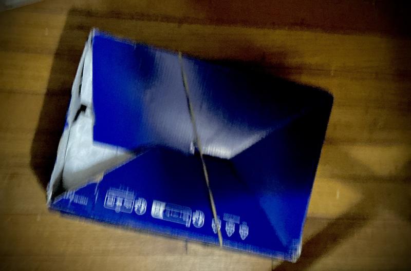 Customer photo for "Scuffed. Torn packaging"