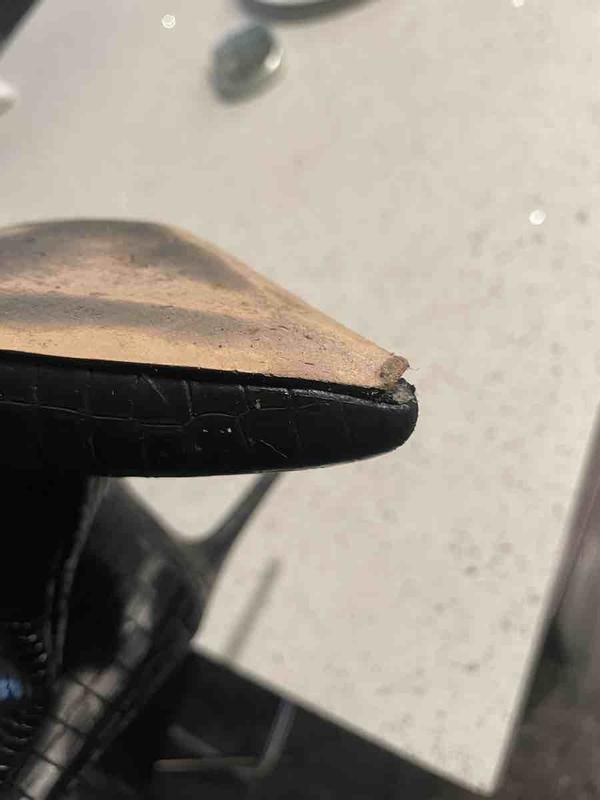 Customer photo for "Poorly Made Shoes"