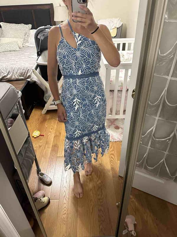 Customer photo for "Quality Fabric, Beautiful Dress"