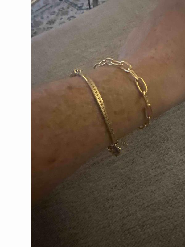 Chain Link Friendship Slider Bracelet