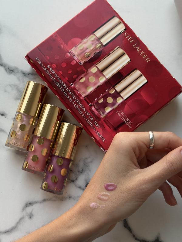 Estée Lauder Sheer Wonders Lip Oil Trio Gift Set (Limited Edition