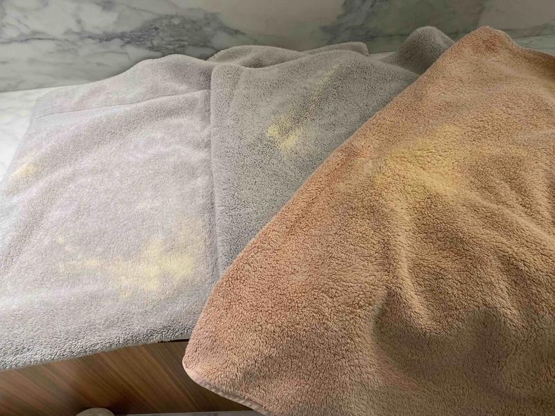 Blotchy patches after washing