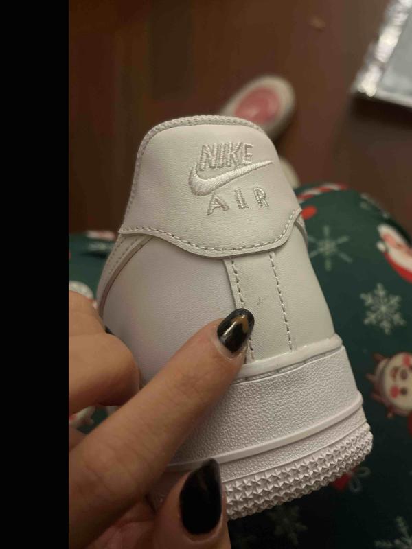 Customer photo for "recieved damaged shoes"
