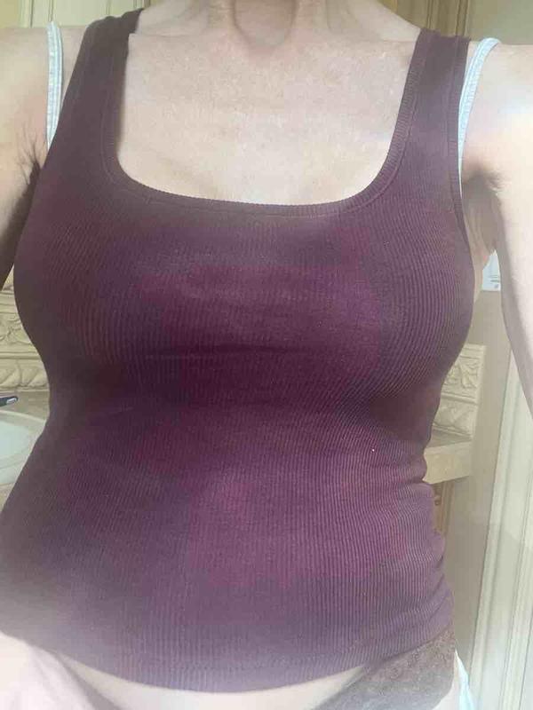 Customer photo for "Glad I sized up—body hugging just right"