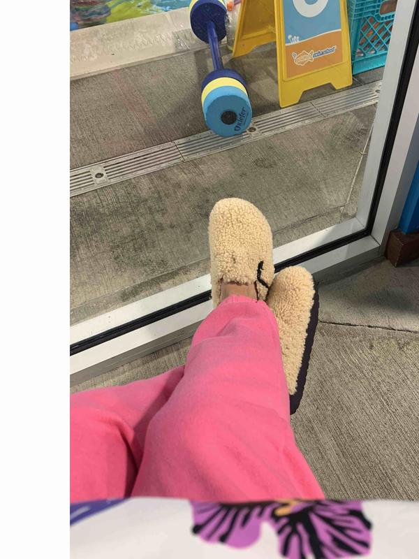 Customer photo for "Coziest go to shoe!"