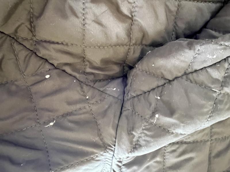 Customer photo for "Terrible quality - batting comes through"