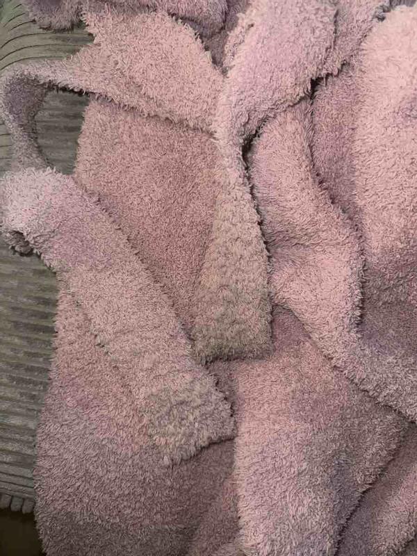 Customer photo for "received a dirty robe"