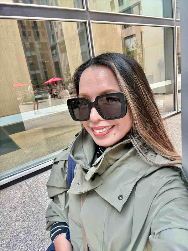 Customer photo for "My new go-to sunglasses"