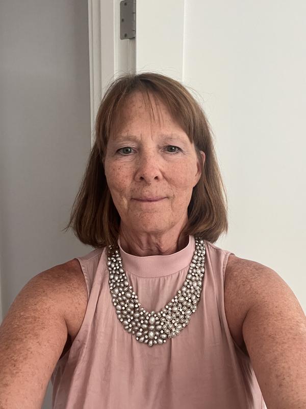 Customer photo for "'Kew' Crystal Collar Necklace - nice quality"