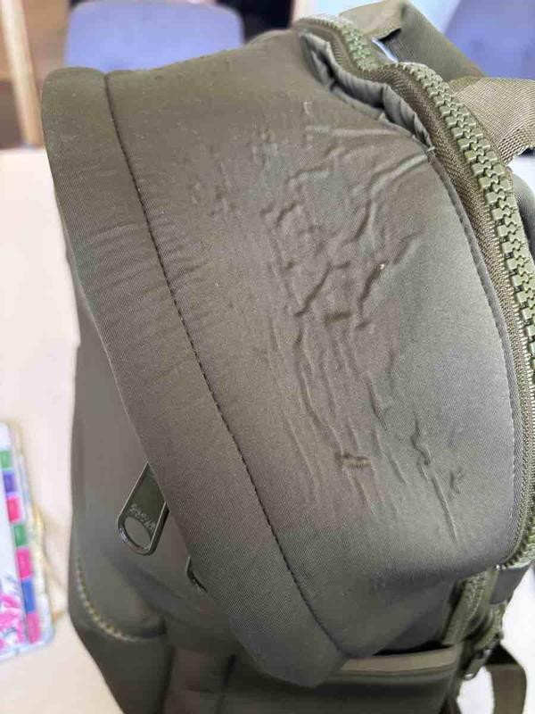 Customer photo for "Terrible quality, heavy and is so hot to wear"