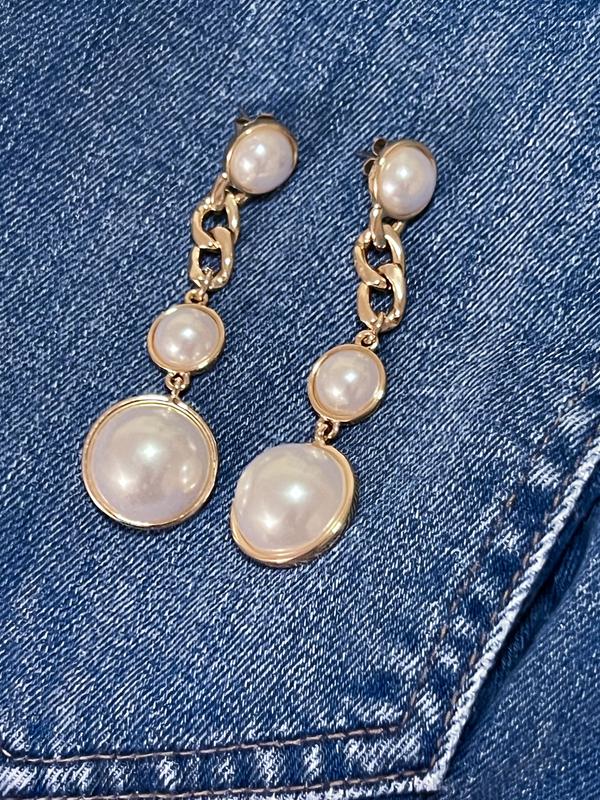 Customer photo for "THE earrings you need!"
