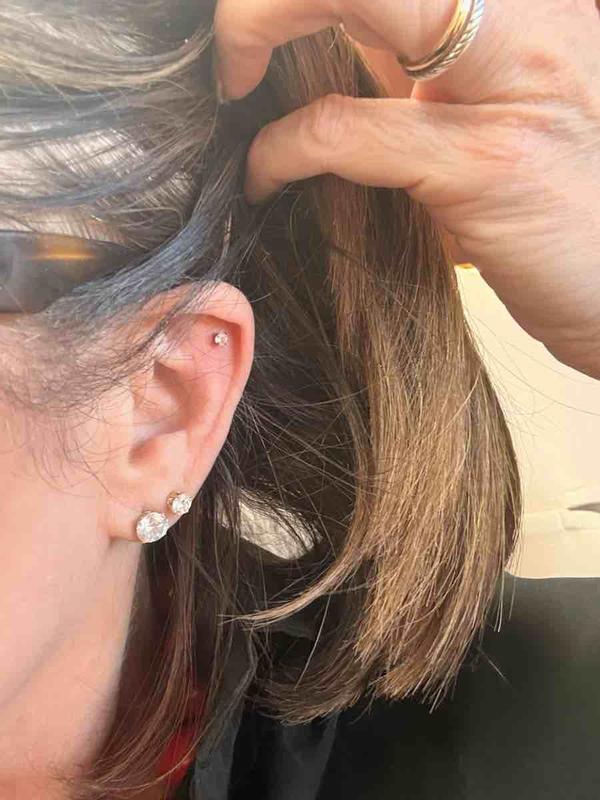 Customer photo for "Beautiful studs!"