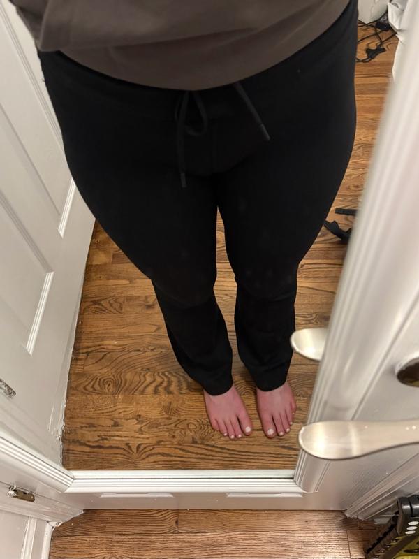 Customer photo for "Thin but cute casual black pants"