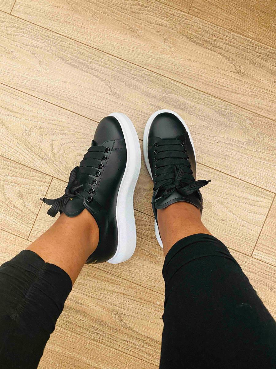 ALEXANDER MCQUEEN ブラック & ホワイト スライド s-l400.jpg