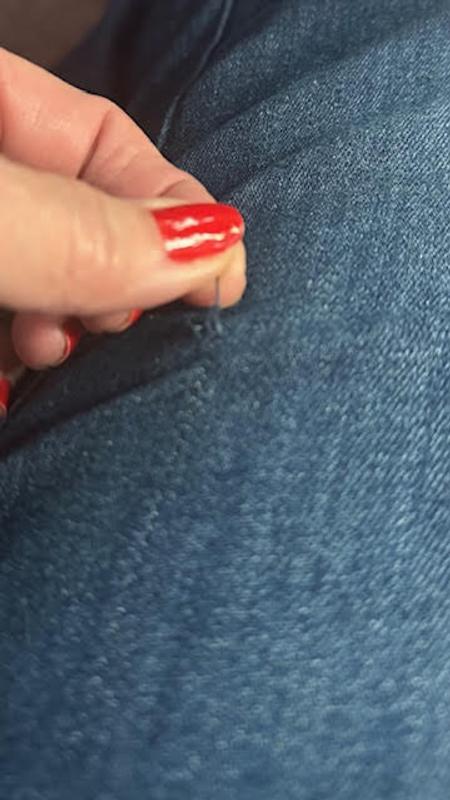 Customer photo for "Cute style, but very thin material."