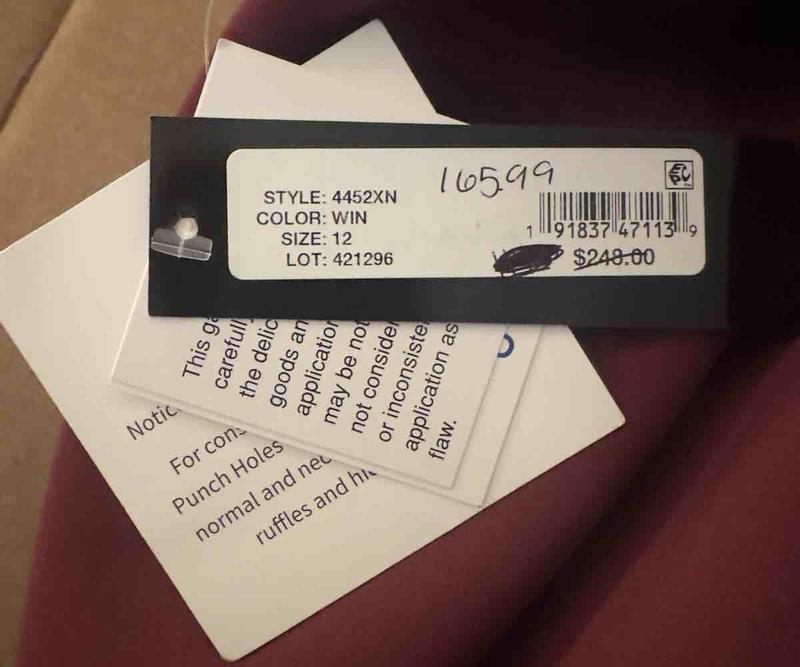 Customer photo for "Misleading Price Tag"