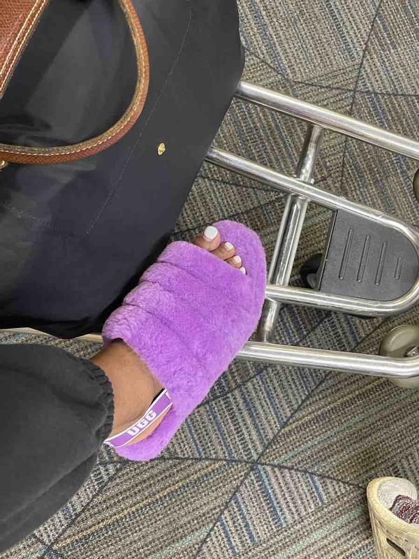 Customer photo for "Comfy Snuggly and Fluffy Uggs"