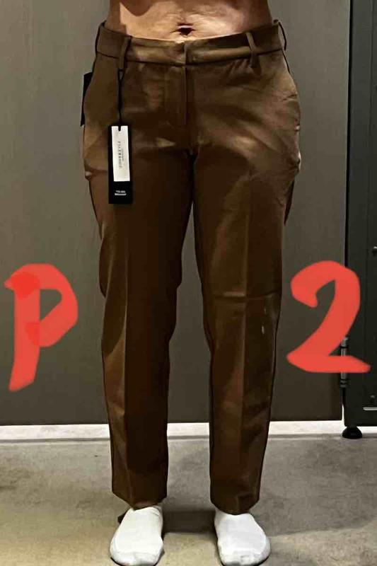 Customer photo for "comfortable stretch slacks available in Petite"