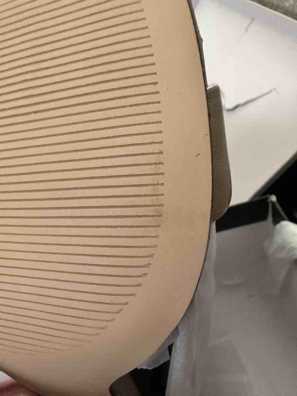 Customer photo for "the box is beat up and the shoes were used."