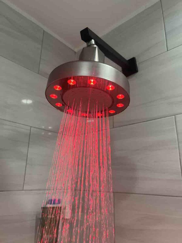 Customer photo for "amazing led shower head ."