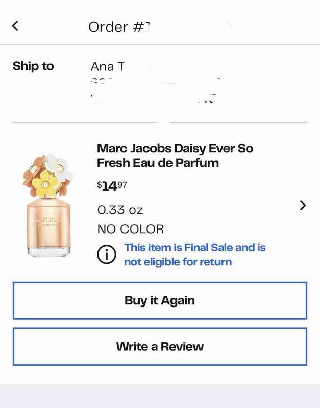 Item presentation does not match