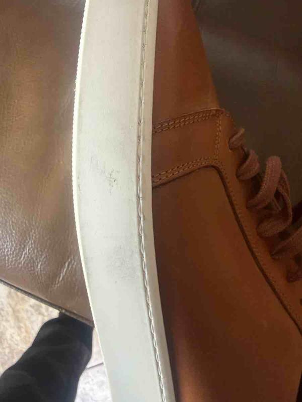 Customer photo for "worn shoes"