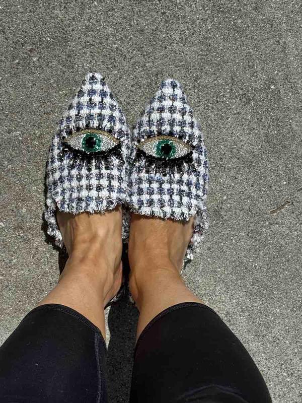 Best evil eye mules