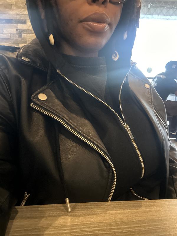 Love this faux leather piece