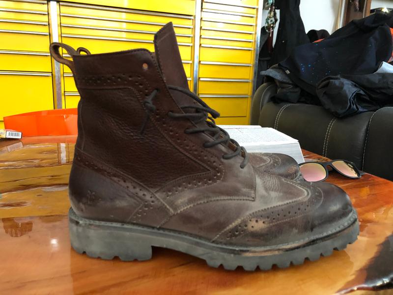 frye earl wingtip boot review