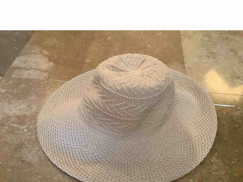 Crochet Raffia Bucket Hat