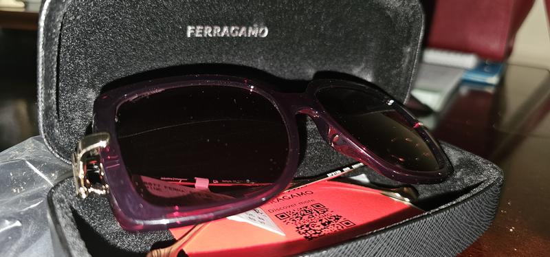 Customer photo for "Red Frames with Ferragamo Case"