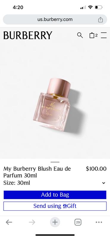 My burberry blush eau de parfum 30ml best sale