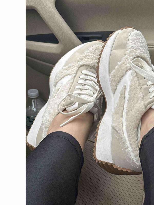 Fuzzy sneakers