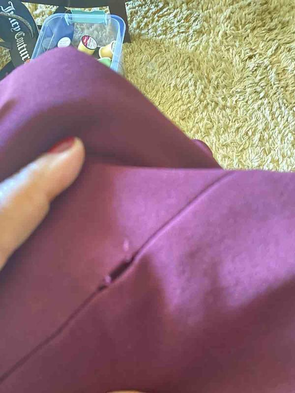 dress falls apart within 1 month